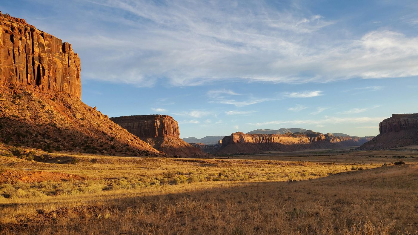 Southwest canyon landscape — the sovereign tribal lands where Bison Cash lending law originates